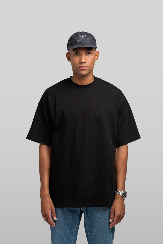Box Fit T-shirt in Black (2-pack)