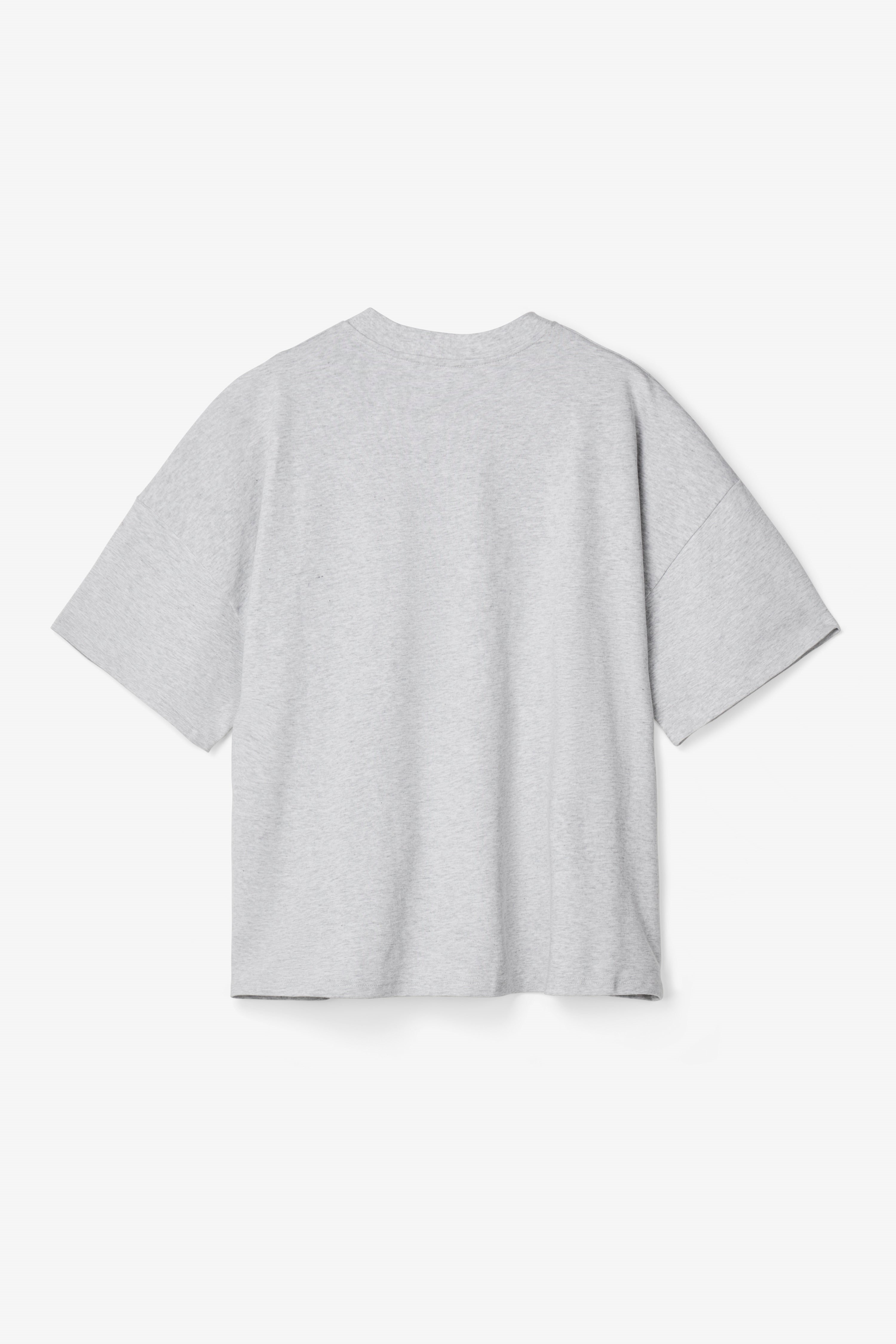 Cropped Boxy T-shirt in Cloud