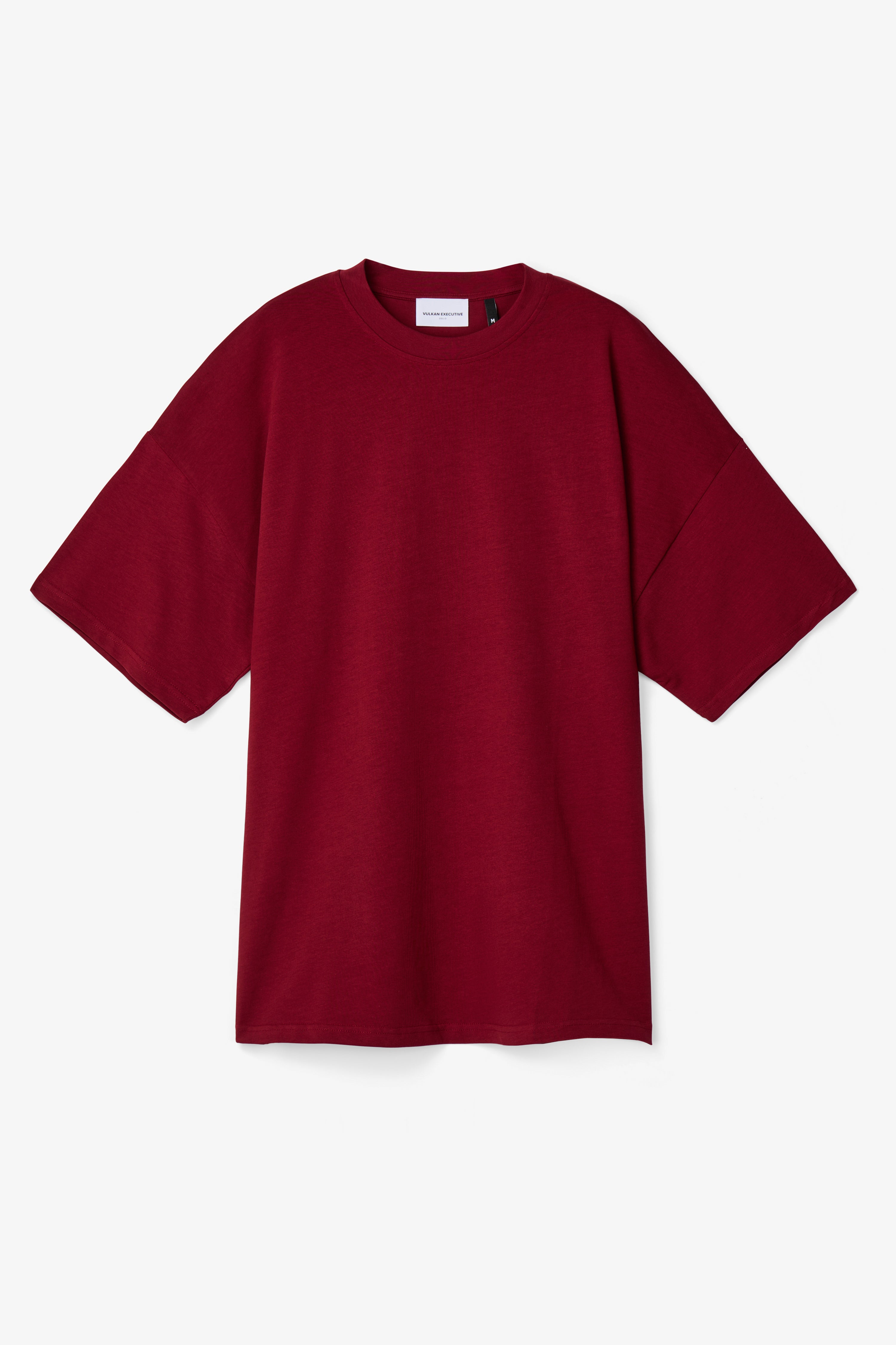 Box Fit T-shirt in Burgundy