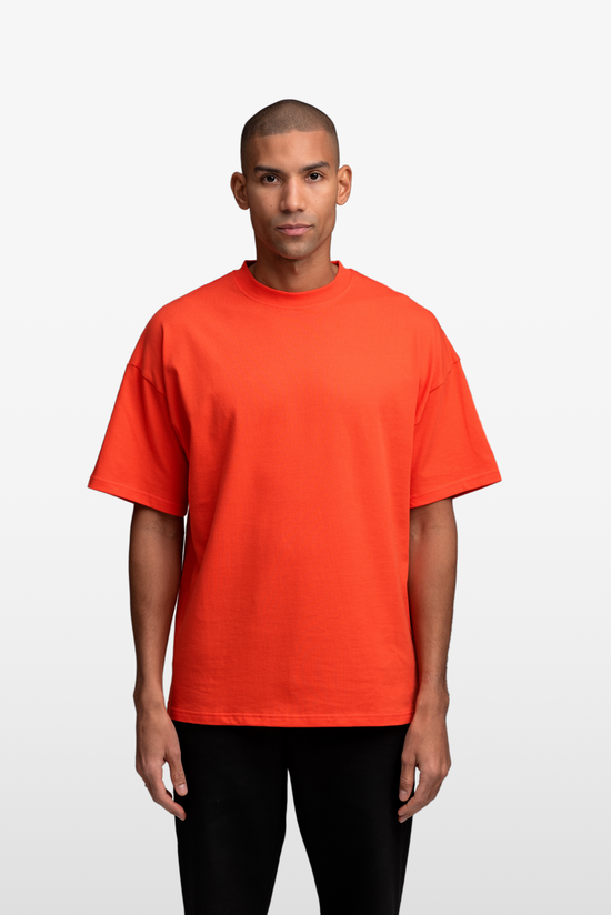 Box Fit T-shirt in Vulkan Orange