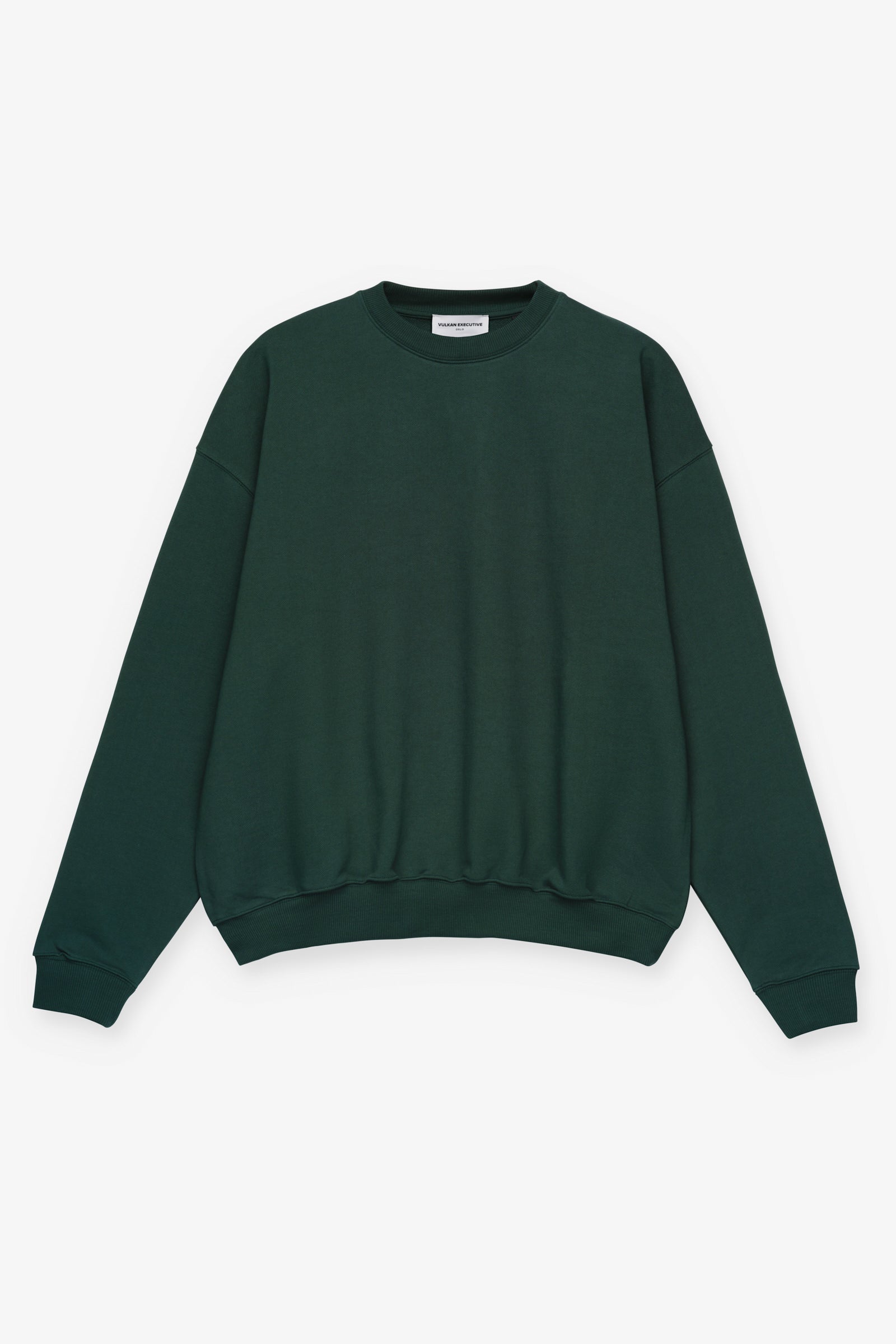 Oversized Crewneck in Emerald Green